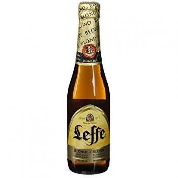 Pack de 24 Botellas Cerveza Leffe Rubia, 33cl cada una