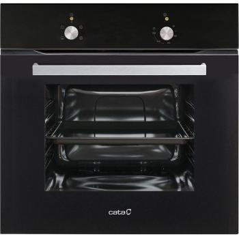 Horno Convencional Cata SES 6004 BK Independiente 4 Funciones Aquasmart Cristal Negro 62L Clase A 07044614