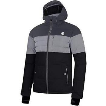Dare 2b Connate - Chaqueta impermeable y transpirable para hombre con aislamiento térmico para esquí y snowboard, Hombre, chaquetas aislantes impermeables, DMP431 06N50, Negro/Gris ébano, S