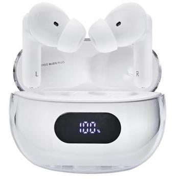 Auriculares In-Ear Intenso Buds Plus T312AE - TWS, Bluetooth, Cancelación Activa de Ruido (ANC), hasta 25 horas de reproducción, color blanco