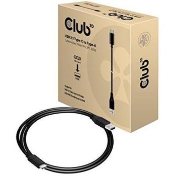 CLUB3D USB 3.1 TYP C ANSCHLUSSKABEL<> TYP A POWERDELIV.ST/ST Retail