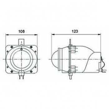 V PARTS - 6956 : Faro Poliepsoidal Delantero
