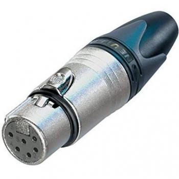 CONECTOR XLR HEMBRA AEREA 6 POLOS