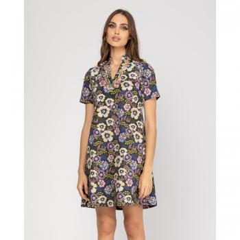 Vestido corto con mangas cortas Niza