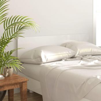 Cabecero Blanco Brillo Diseño Minimalista 160 cm