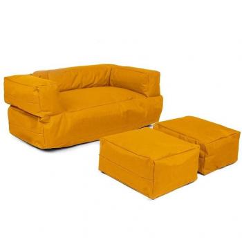 WellHome Sillón 2 pl + puf niños