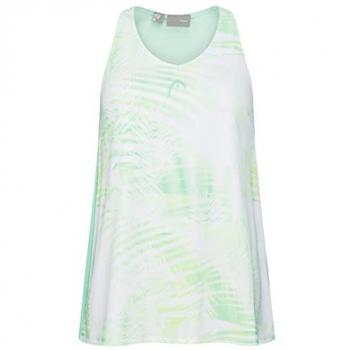 Camiseta Sin Mangas HEAD Agility para Niña, Verde Pastel/Estampado, Talla 152