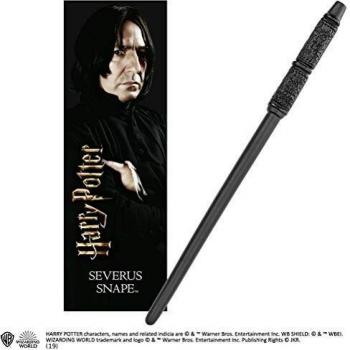 The Noble Collection Varita de PVC Severus Snape de 30 cm con Marcador prismático ...
