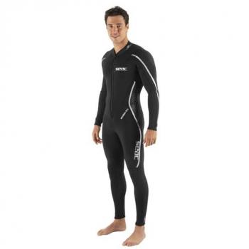Traje de Neopreno SEAC Invidia 3 mm para Apnea y Freediving, Ultrastretch, de una pieza con cremallera frontal