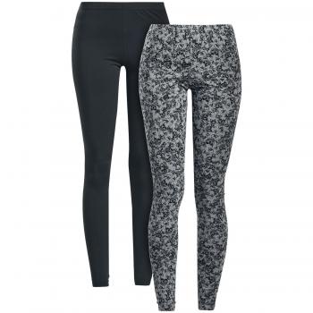 Full Volume by EMP Worth It Leggings negro/gris 5XL