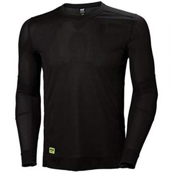 Camiseta Térmica de Manga Larga Helly Hansen Lifa Negra Talla XXL