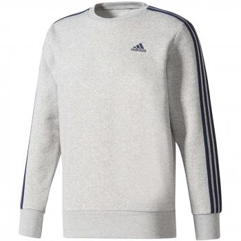 adidas Ess 3S Crew B Sudadera, Hombre, Brgrin / Maruni, XL