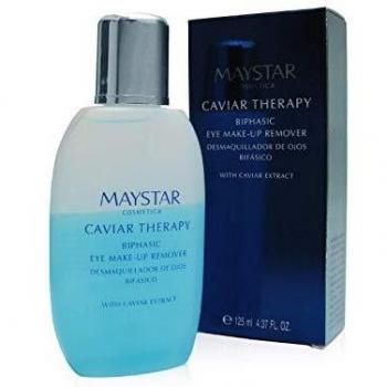Maystar Skincare - Desmaquillante de Ojos Bifásico con Extracto de Caviar, Gama Caviar Therapy, 125 ml