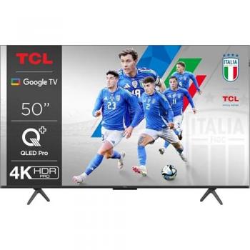 TCL C69 Series 50C69B - Smart TV QLED 50 (127 cm) 4K Ultra HD, Wifi, HDR, Dolby Atmos, Titanio