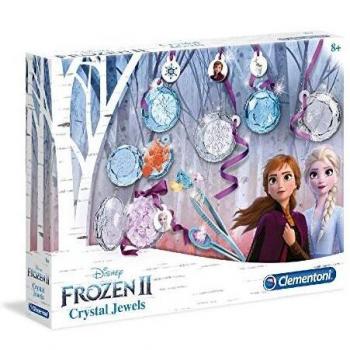 Clementoni- Frozen 2 - Joyas de Cristal juego creativo abalorios y juego manualidades