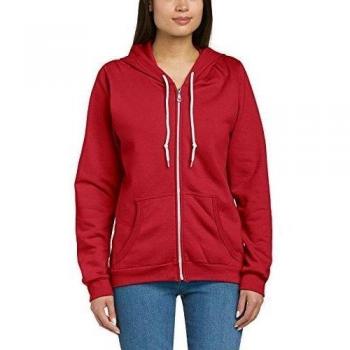 Anvil Anvil Women's Full-Zip Hooded Fleece - Sudadera Mujer, Independence Red, Large