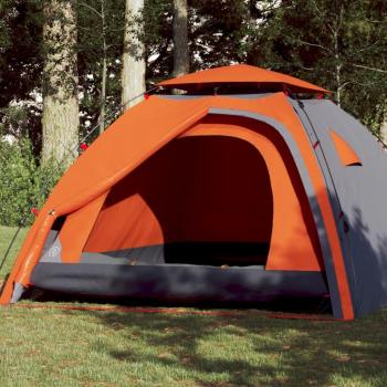 Tienda de campaña iglú para 4 personas, tela opaca, apertura rápida, colores disponibles: blanco opaco, azul, gris y naranja