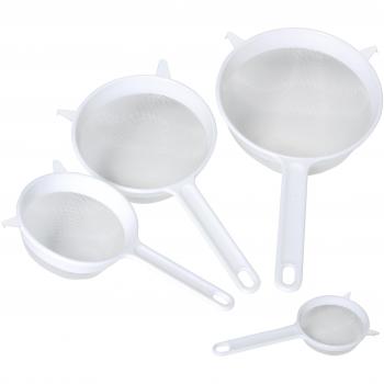 Kitchen Craft Colador, Nailon, Blanco, 7 cm