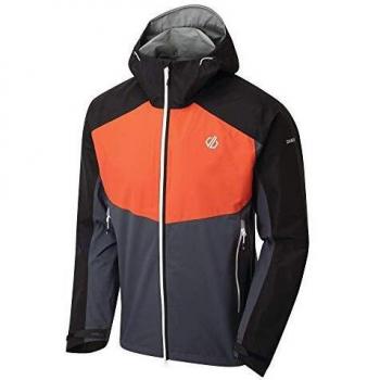 Dare 2b Touchpoint Chaqueta para hombre Trail Blaze/Ebony Grey/Black 2020, color Trail Blaze/Ebony/Black - Rojo/Gris/Negro, tamaño XXXL