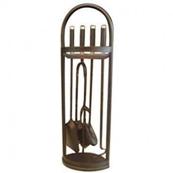 JUEGO CHIMENEA CALEFACCION VIVAHOGAR DURBAN FORJA H. 70CM VH66767 5 PZ