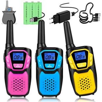 Topsung walkie Talkie, Einfache Bedienung walki talki mit Aufbewahrungstasche, Geschenk geburtstagsgeschenk weihnachtsgeschenk