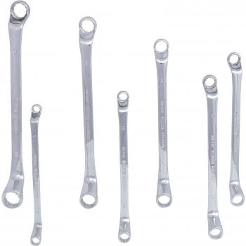 Juego de llaves estrella acodadas 7 piezas KS TOOLS CHROMEplus con doble boca