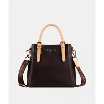 Bugatti - Bolso pequeño con asas color marrón oscuro