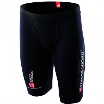 Compressport Triathlon - Camiseta de atletismo para hombre, color negro, talla S