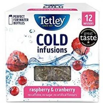 Tetley Cold Infusions Raspberry & Cranberry Ref 4692A Pack 12