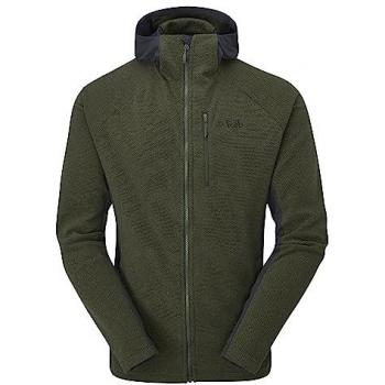Rab Capacitor Midweight Hooded Sweatshirt for Men - Army Green - Size Medium