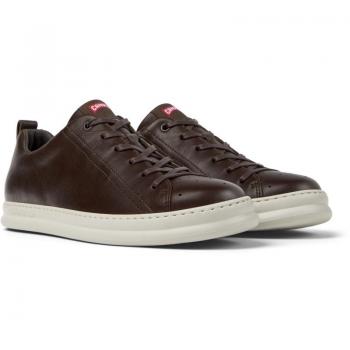 Camper Runner Four - Men's Sneakers - Brown, Size 42, Smooth Leather, Ultra-Light Sole