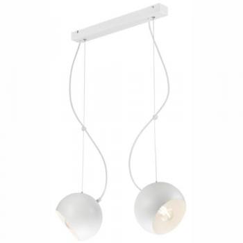Lámpara de Suspensión Inez - Metal Blanco 79x45x17 cm