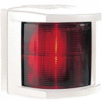 Hella Marine 002984385 Port Navigation Light - Incandescent - 2NM - White Housing - 12V Red Left Side Light