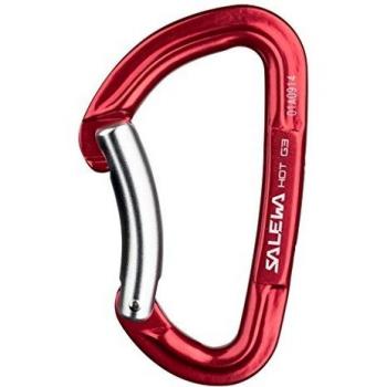 Salewa Hot G3 Bent - Mosquetón, color rojo, talla única