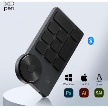 XPPen ACK05 Wireless Shortcut Remote Control with 10 Customizable Keys and Dial for Graphic Tablets