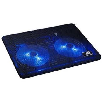 Enfriador de Portátil Advance AirStream 15 - Doble Ventilador LED 125 mm - Negro