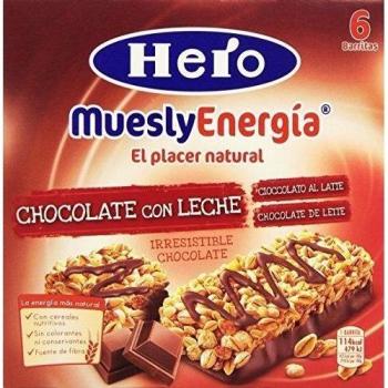 Corny Barritas de Chocolate con Leche,6 x 25 g