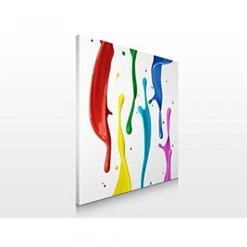 Cuadro de lienzo no.116 Colour Splashes 70x70cm, Größe:70cm x 70cm