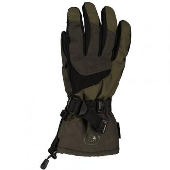 Guantes de esquí unisex Matt Skitime verde oscuro negro - L