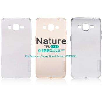 Nillkin Nature - Carcasa trasera protectora y antideslizante de gel / TPU para Samsung Galaxy Prime - Transparente