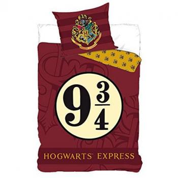 Juego de cama Harry Potter – Funda de edredón 140 x 200 cm funda de almohada 63 x 63 cm