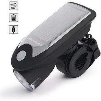 Zuoao Luz de Bicicleta Frontal 240LM Impermeable, LED Lámpara para Bicicleta, 1000mAh Pilas Incluidas, 4 MLodos de Iluminación, Rotación de 360°, lindo Tamaño