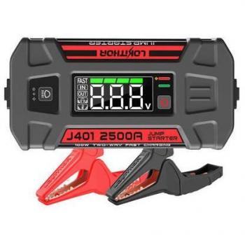 Arrancador de baterías y powerbank Lokithor J401 - 2500A 12V 20000mAh con linterna 4 en 1