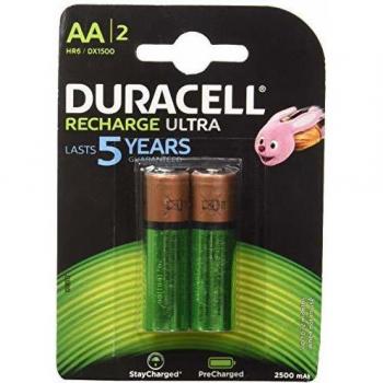 Duracell 2xAA 2400mAh - Batería/Pila Recargable