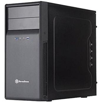 SilverStone SST-PS09B - Carcasa de ordenador Precision Mini Torre Micro ATX, negro