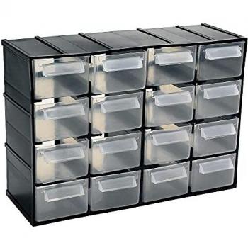 Art Plast 802 - Cajonera, Negro, 15.6 x 8.5 x 22.1 cm