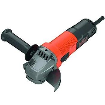BLACK+DECKER BEG110 Amoladora 115mm 750 W protección contra re- arranque empuñadura auxiliar de 2 posiciones botón de bloqueo del eje