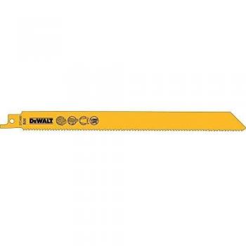 DEWALT DT2400-QZ - Hoja de sierra sable bi-metal,long:225mm,para reparación de palés,corte en madera con clavos