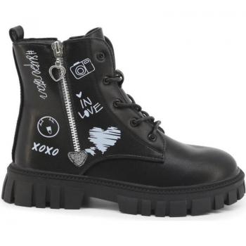 Botines de Niña Shone D558-002 negros para otoño/invierno