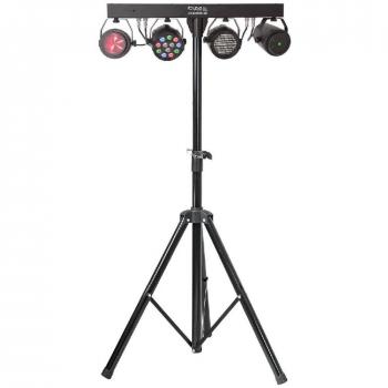 Soporte De Iluminación Con Proyector Par, Strobo, Moon Y Laser